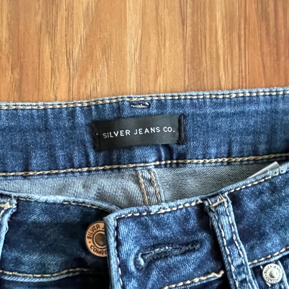 Silver Boyfriend Jeans - W26/L29 - Picture 2 of 6